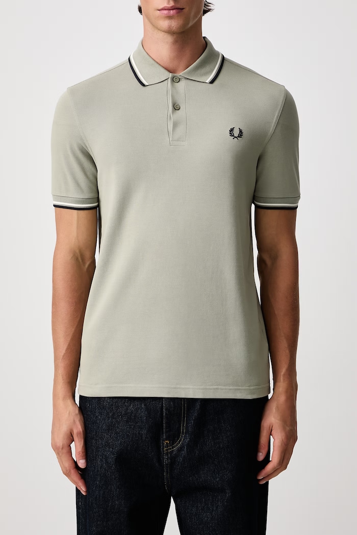 Polo męskie bawełniane Fred Perry zielony M3600.76C