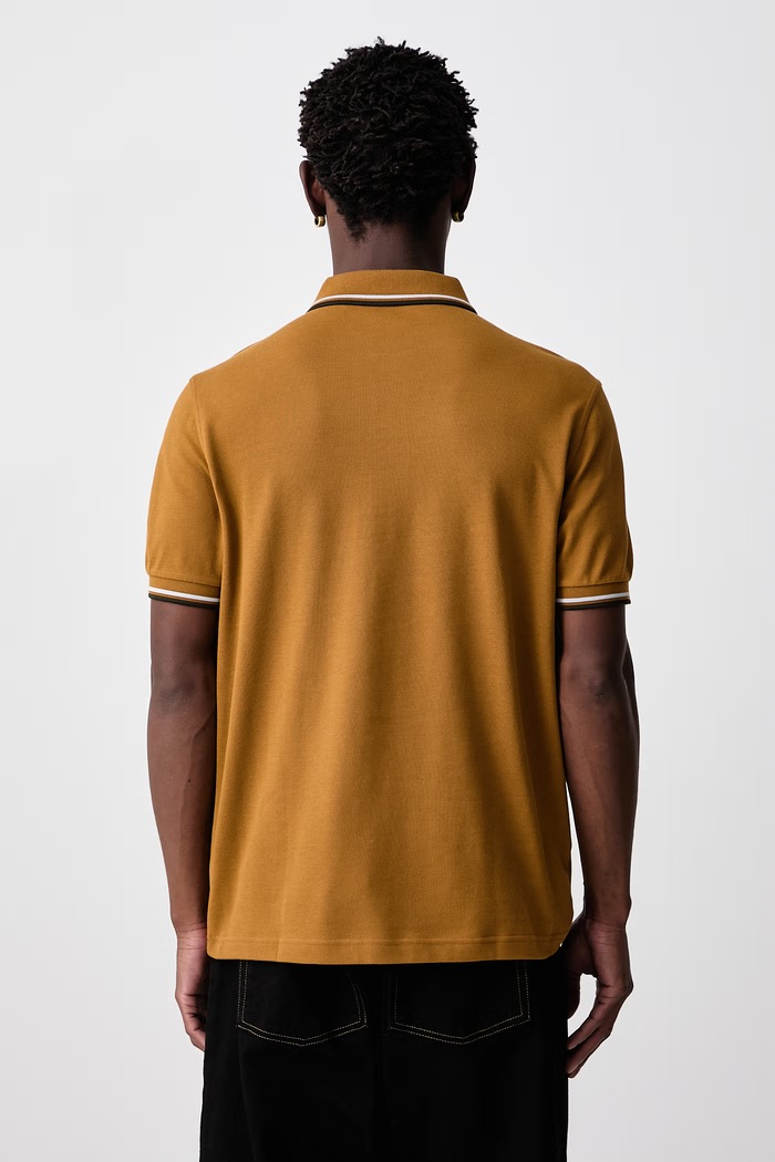 Odzież Fred Perry Polo męskie bawełniane M3600.80C brązowy