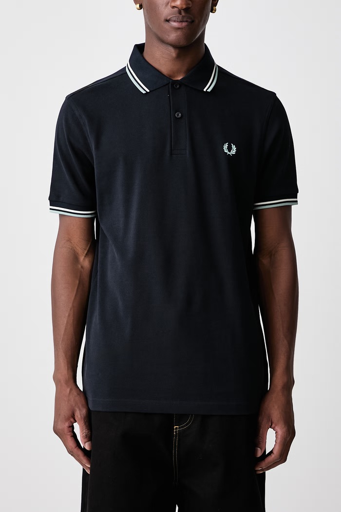 Polo męskie bawełniane Fred Perry granatowy M3600.74C