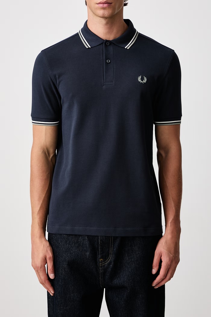 Polo męskie bawełniane Fred Perry granatowy M3600.72C