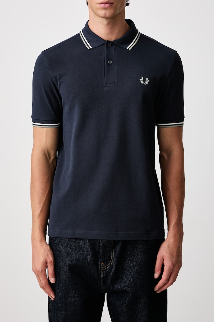 Polo męskie bawełniane Fred Perry granatowy M3600.72C