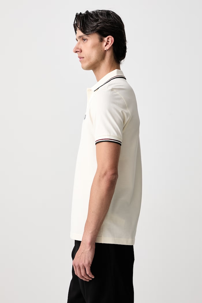 Polo męskie bawełniane Fred Perry M3600.69C beżowy