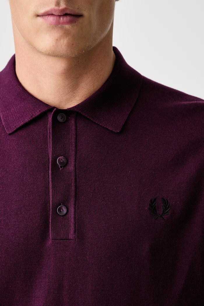 Fred Perry Polo swetrowe męskie bawełniane K9725.37C