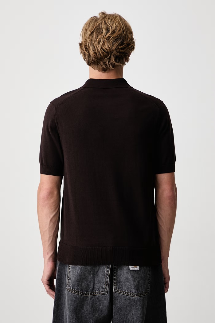 Odzież Fred Perry Polo męskie bawełniane K9725.33C brązowy