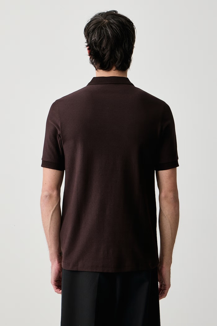 Odzież Fred Perry Polo męskie bawełniane M3400.33C brązowy