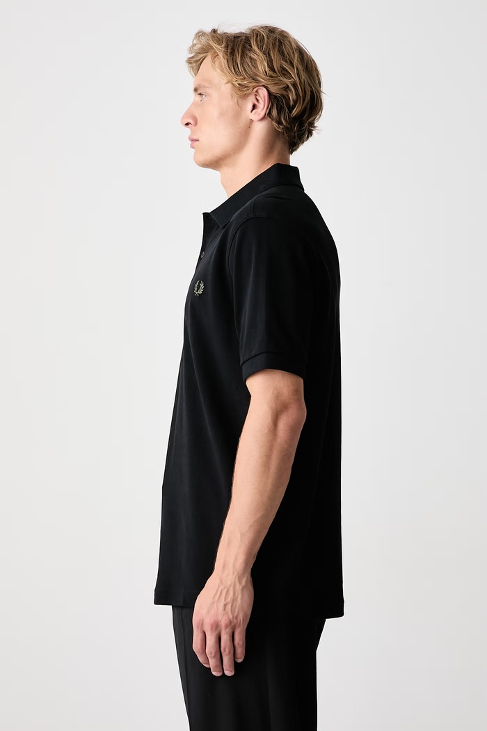 Polo męskie bawełniane Fred Perry M6000.13C czarny