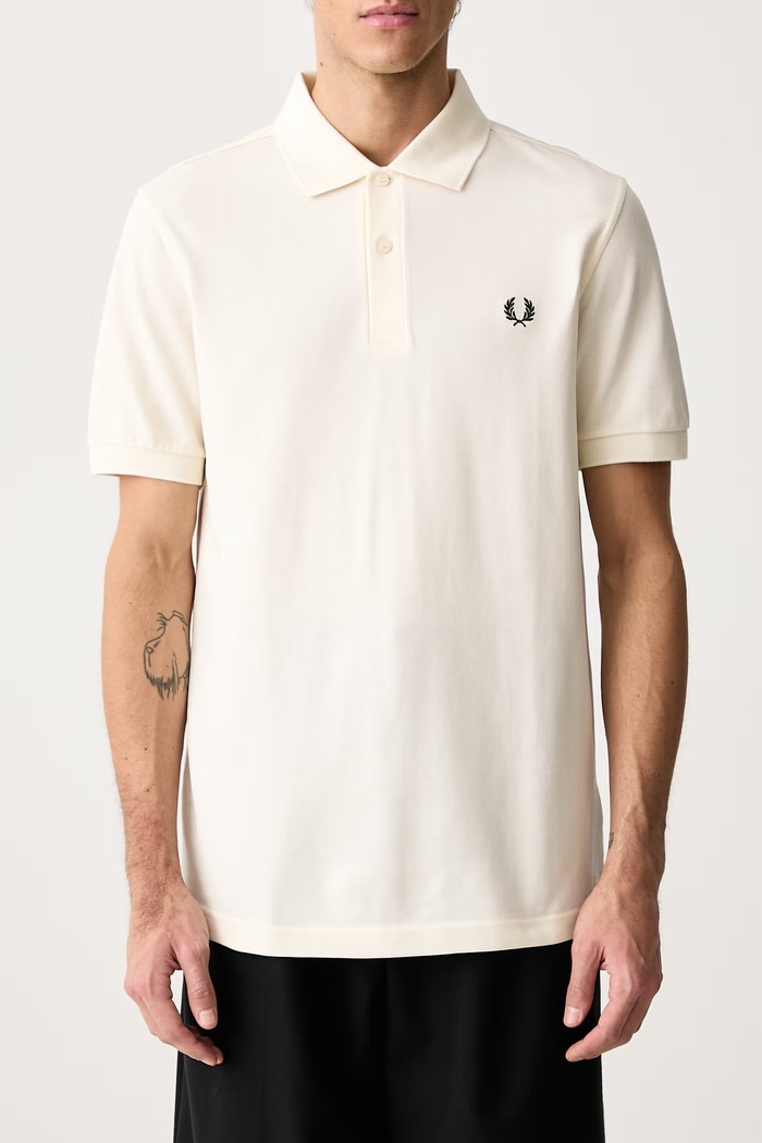 Polo męskie bawełniane Fred Perry beżowy M6000.V11