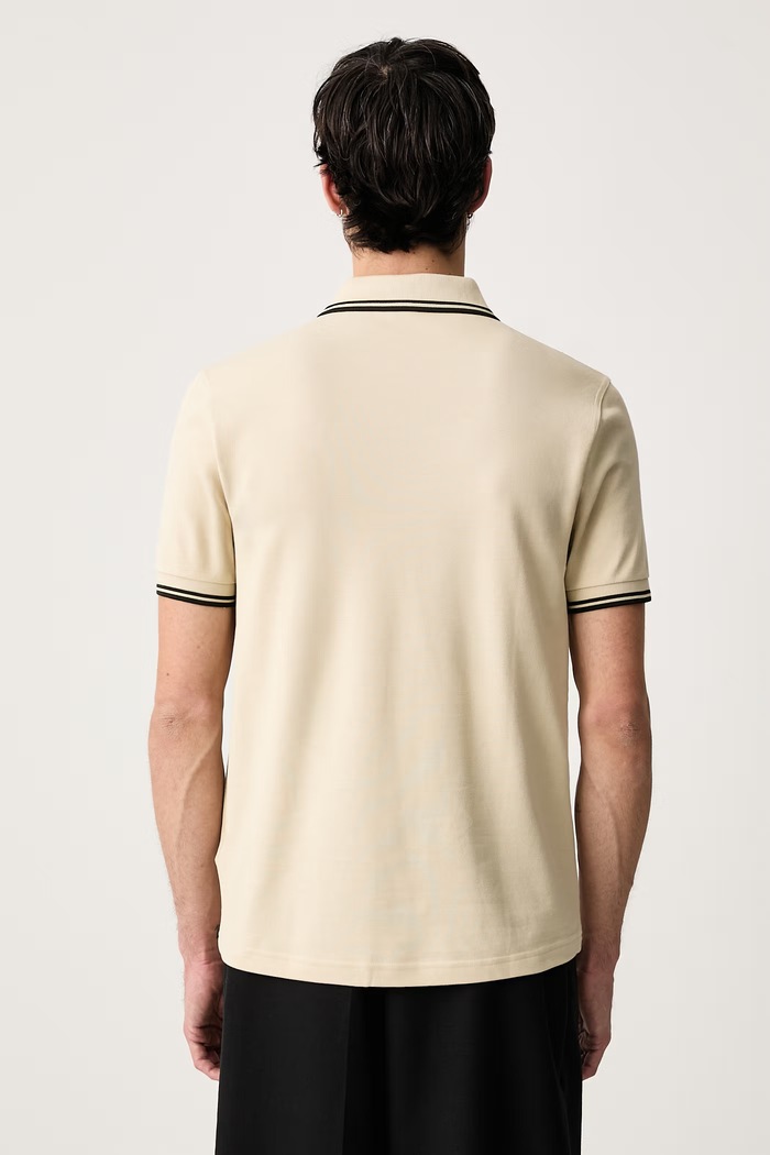 Odzież Fred Perry Polo męskie bawełniane M3600.X64 beżowy