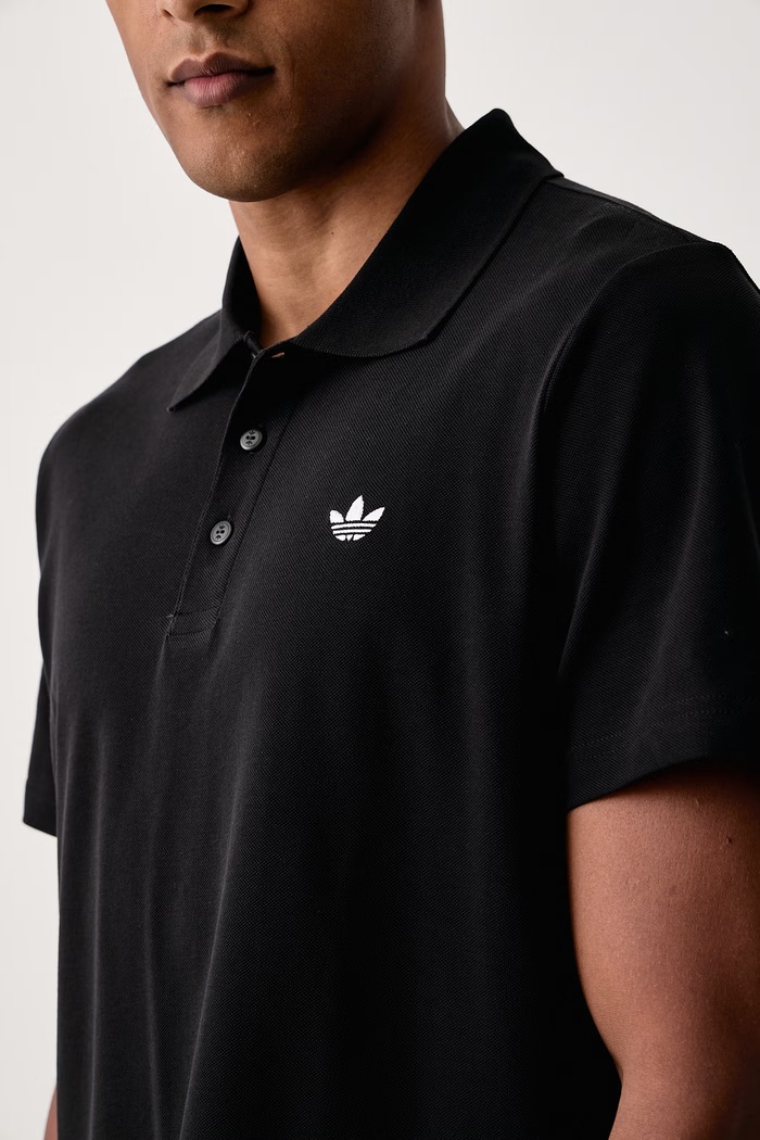 Polo tričko pánske bavlnené Trefoil Essentials adidas Originals KS8904 čierna