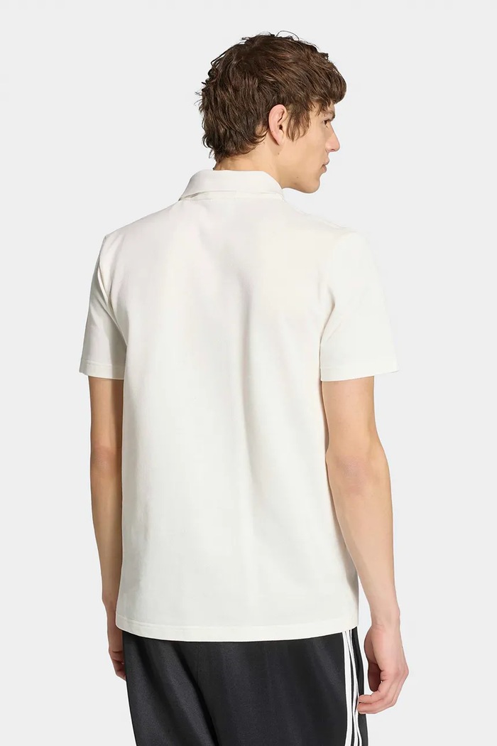 adidas Originals Polo bawełniane męskie KV6674 beżowy AW26