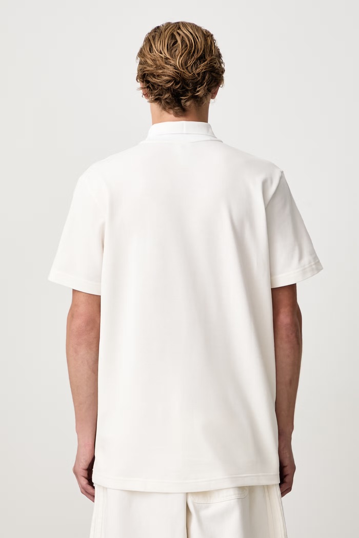 Odzież adidas Originals Polo bawełniane męskie KV6674 beżowy