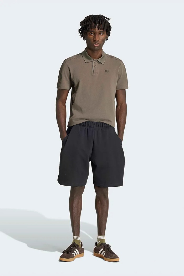 Odzież adidas Originals Polo bawełniane męskie KQ6975 zielony