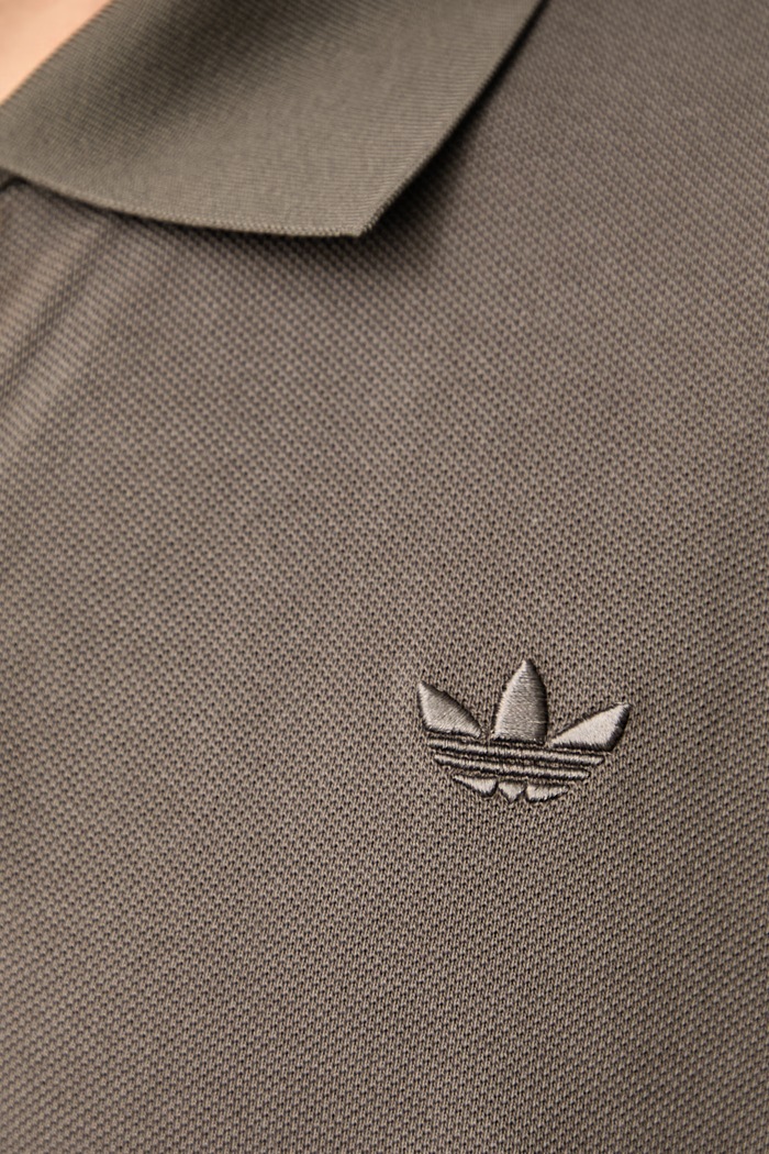 Polo bawełniane męskie adidas Originals zielony KQ6975