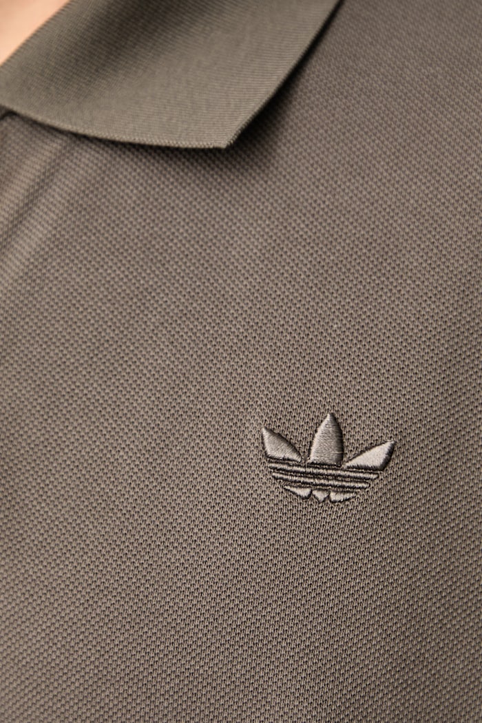 Polo bawełniane męskie adidas Originals zielony KQ6975