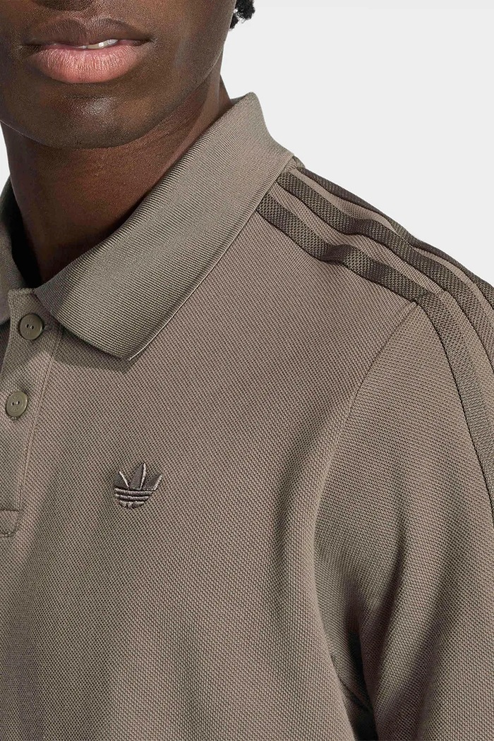 Polo bawełniane męskie adidas Originals zielony KQ6975