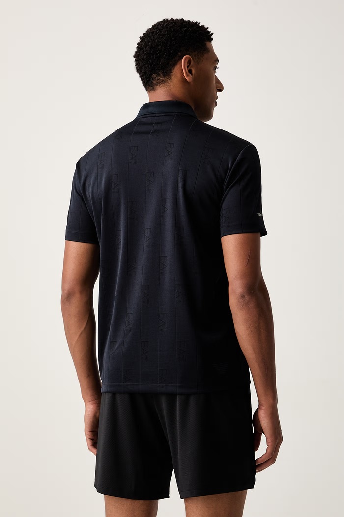 Odzież EA7 Emporio Armani polo męskie AF22277.7M002477 granatowy