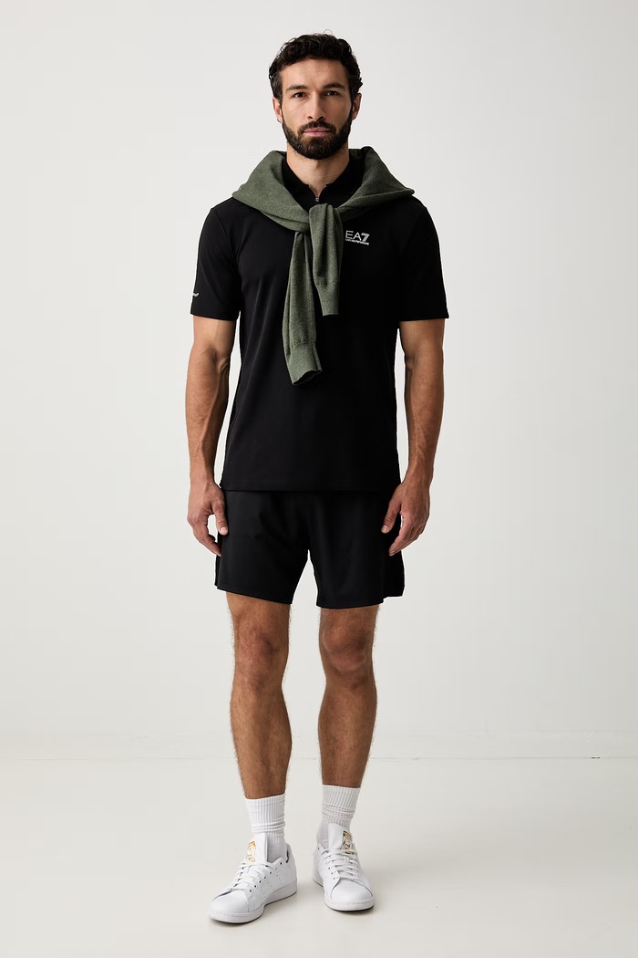 EA7 Emporio Armani polo tričko pánske AF27204.7M002480 čierna AW26