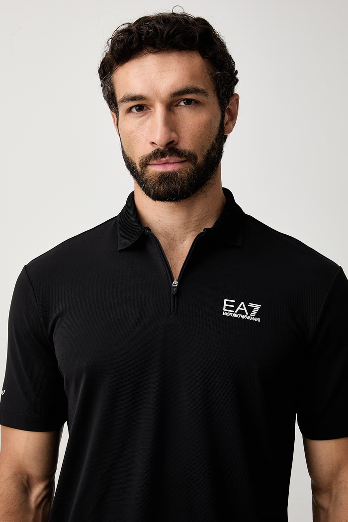 EA7 Emporio Armani polo tričko pánske čierna AF27204.7M002480