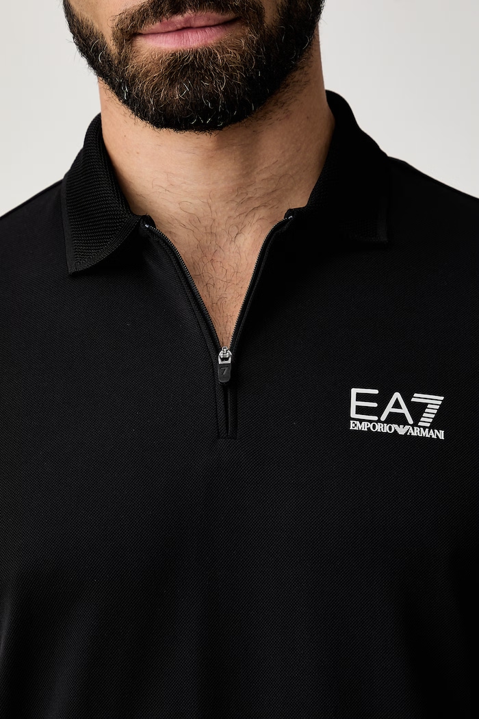 EA7 Emporio Armani polo tričko pánske AF27204.7M002480 čierna