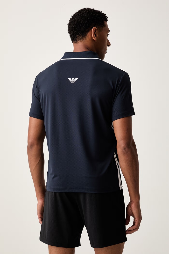 Odzież EA7 Emporio Armani polo sportowe męskie AF13689.7M002488 granatowy