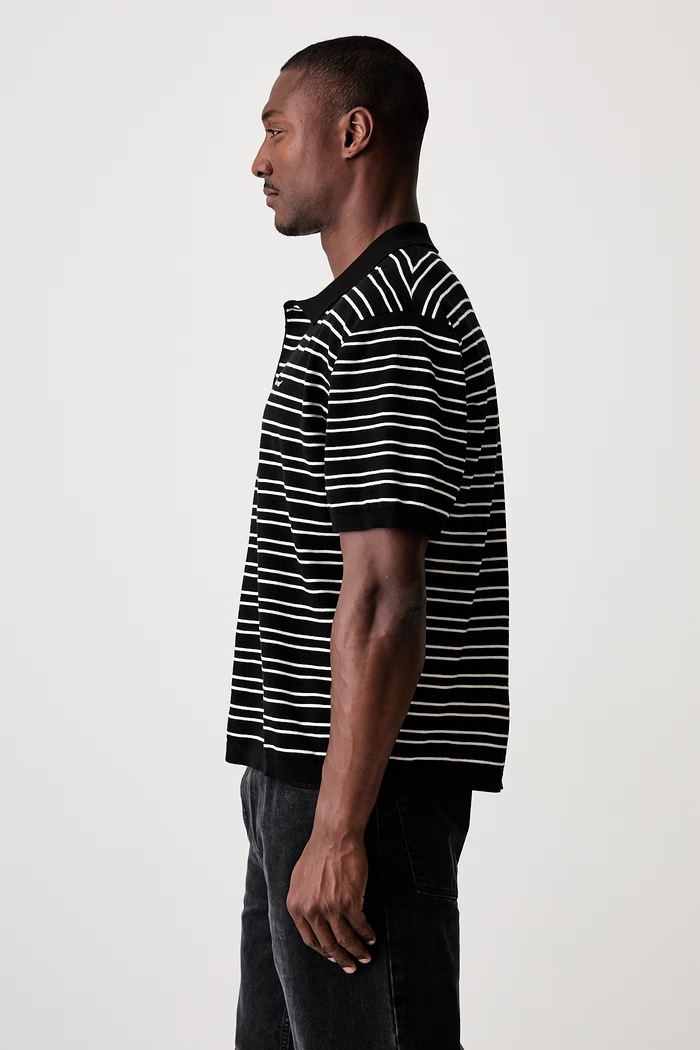 Represent polo bawełniane męskie czarny MLM101288