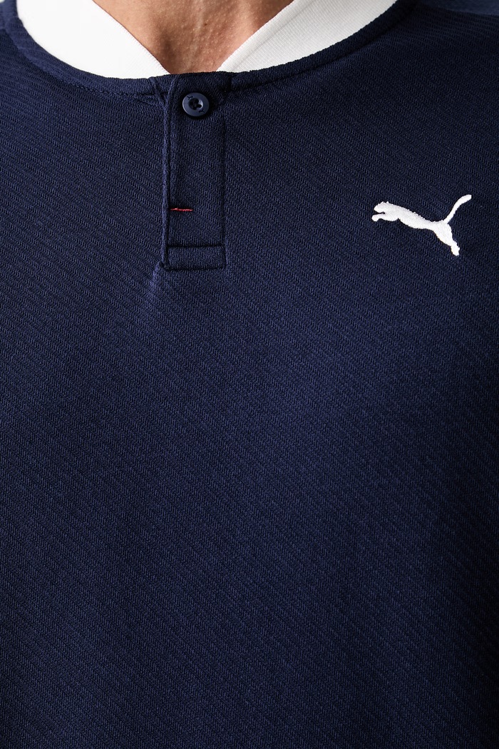 Puma T-shirt męski z bawełną CLASS 694302 granatowy