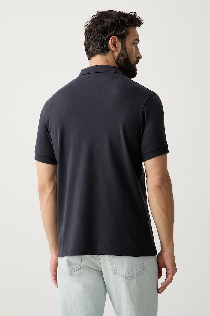 Odzież Barbour polo męskie bawełniane Crakehall MML1560 granatowy
