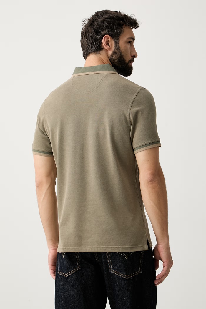 Odzież Barbour polo męskie bawełniane Bernard MML1311 zielony