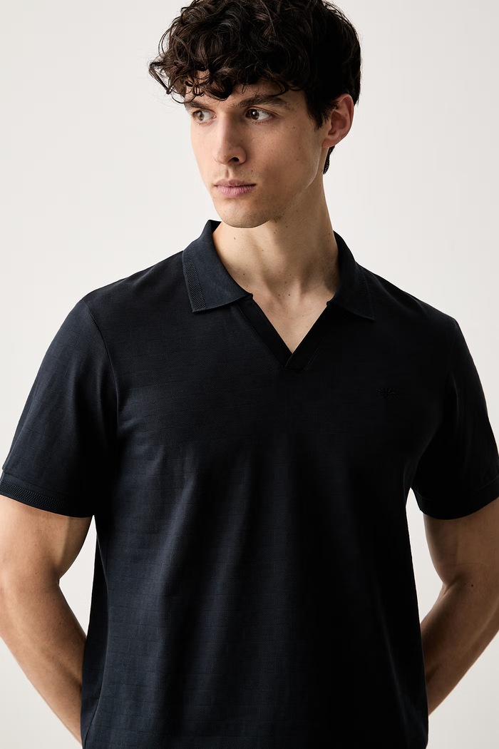 Joop! polo męskie bawełniane granatowy 30103401