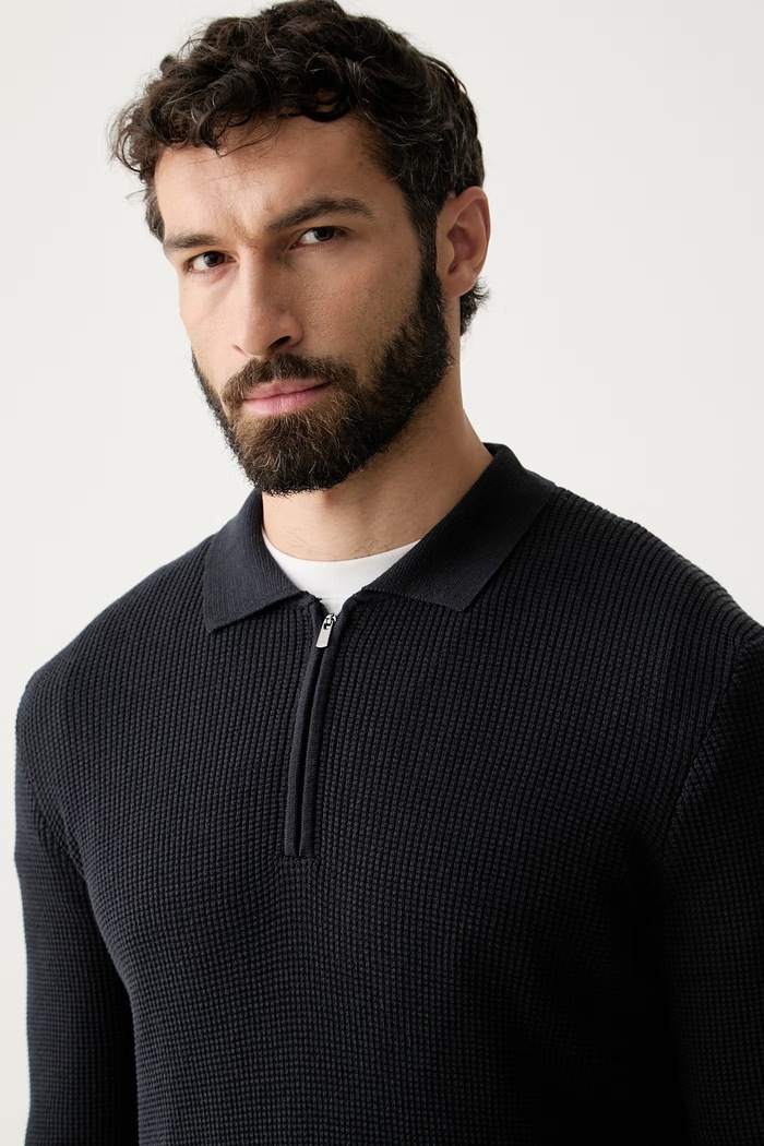 Joop! sweter męski bawełniany granatowy 30103214