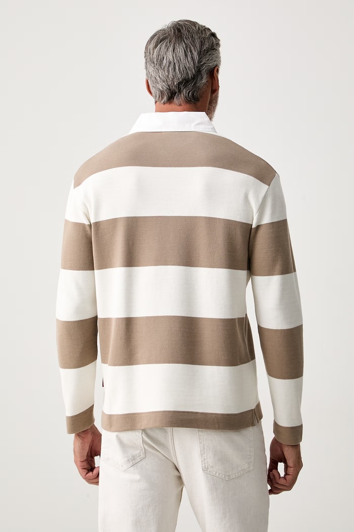Odzież Joop! longsleeve męski bawełniany 30103316 beżowy
