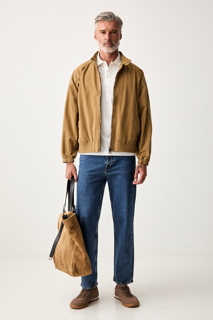 Karl Lagerfeld polo męskie bawełniane 563200.745002 beżowy AW26