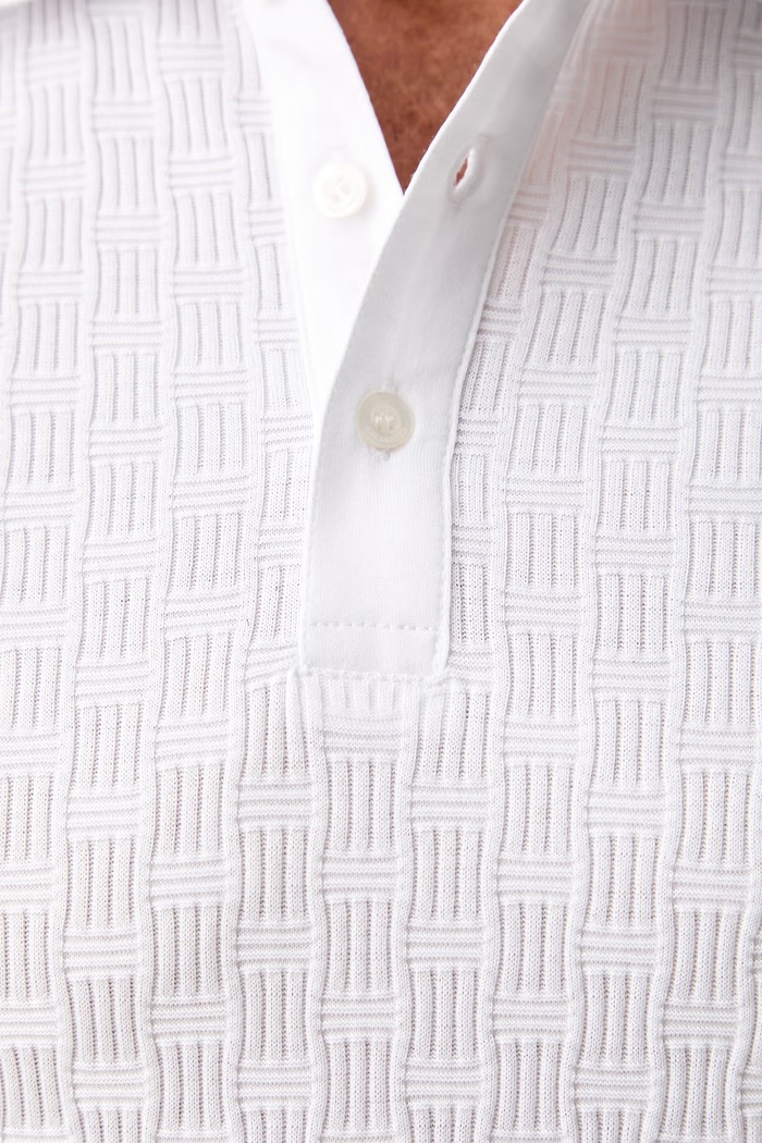 Karl Lagerfeld polo majica za muškarce od pamuka 563203.745007 bijela