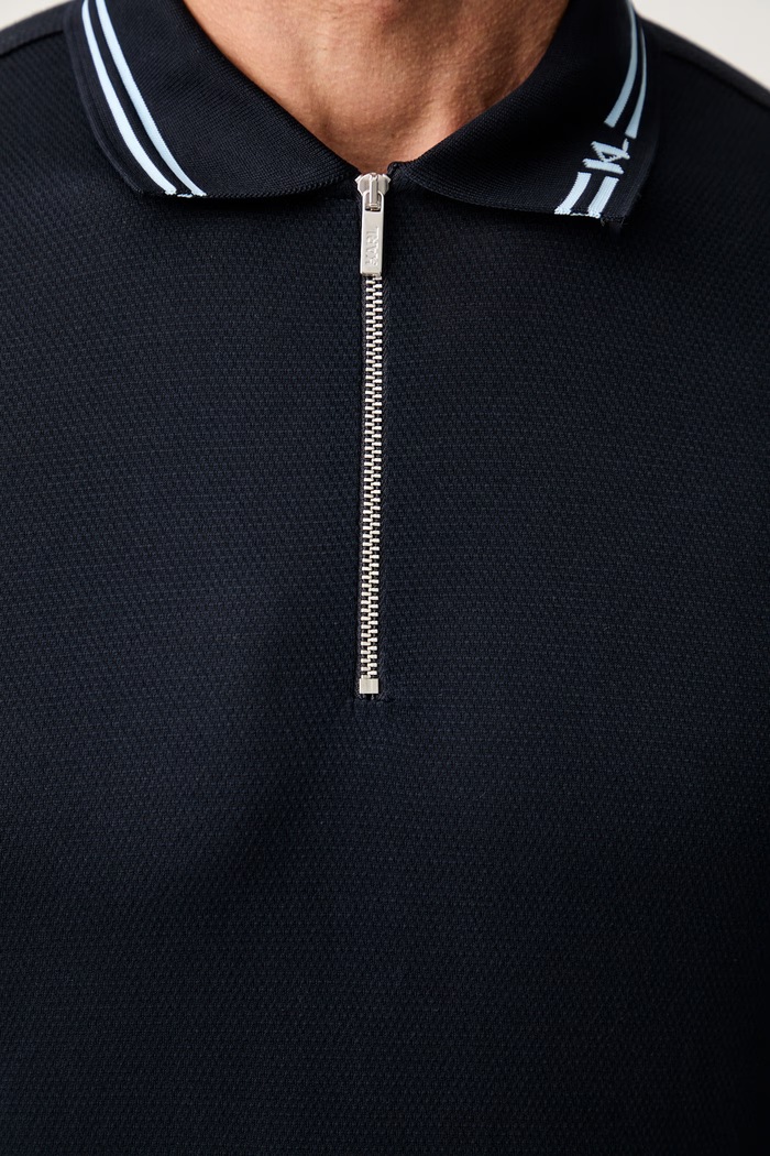 Karl Lagerfeld polo męskie bawełniane 563201.745005 granatowy