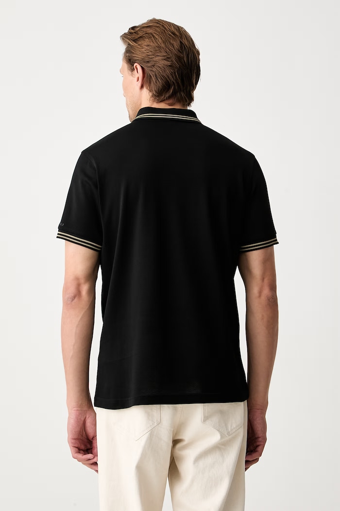 Abbigliamento Karl Lagerfeld polo da uomo in cotone 563201.745005 nero