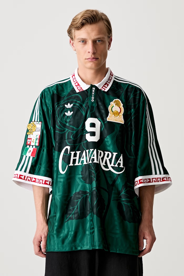 adidas Originals x Willy Chavarria polo męskie zielony KU7803