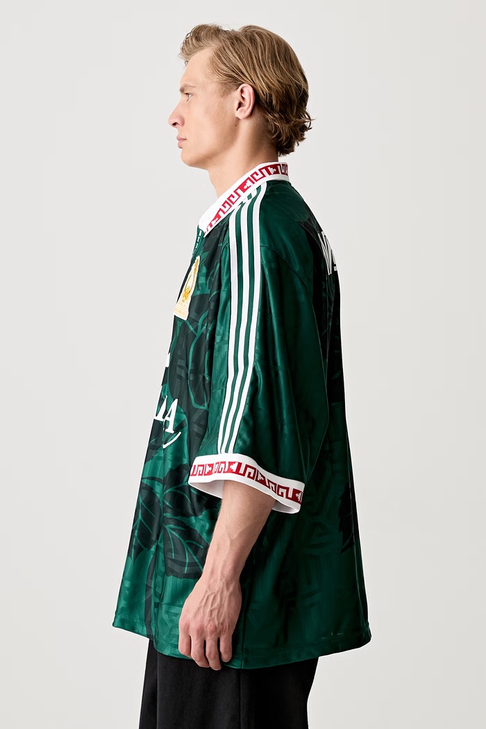 adidas Originals x Willy Chavarria polo męskie KU7803 zielony AW26