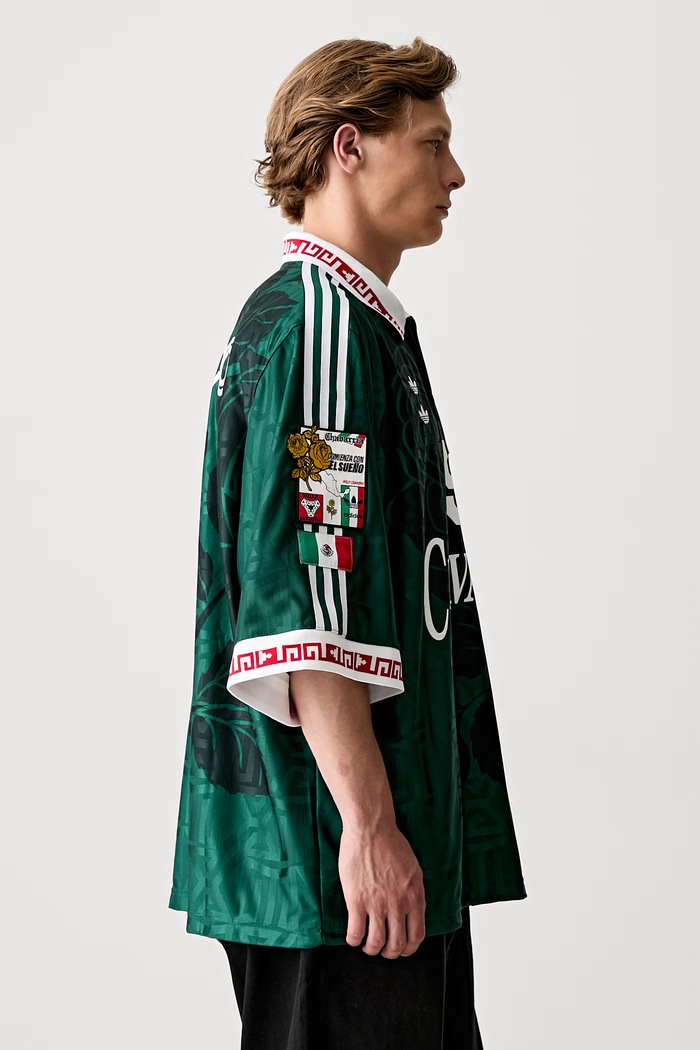 adidas Originals x Willy Chavarria polo męskie zielony KU7803