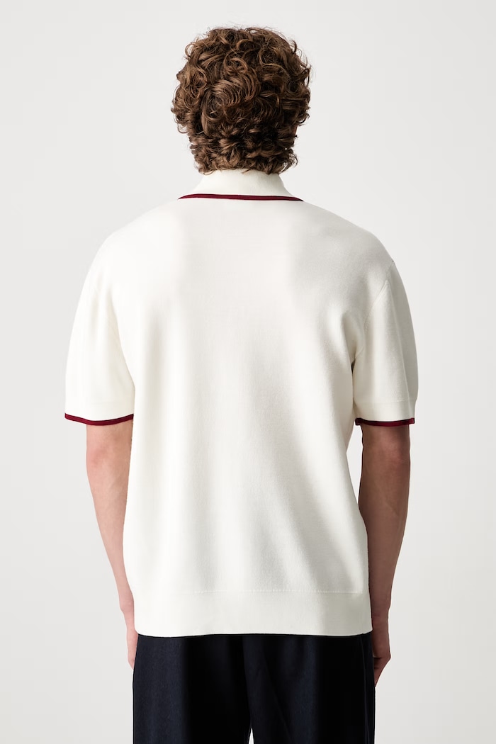 Abbigliamento Drôle de Monsieur polo maglione in lana da uomo L.PO194.WO007 beige