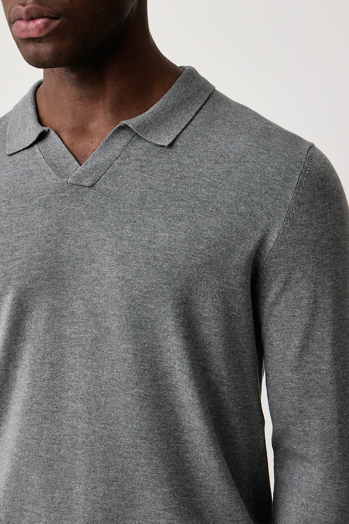 Sweter męski z wiskozą Lindbergh 30.800803 szary