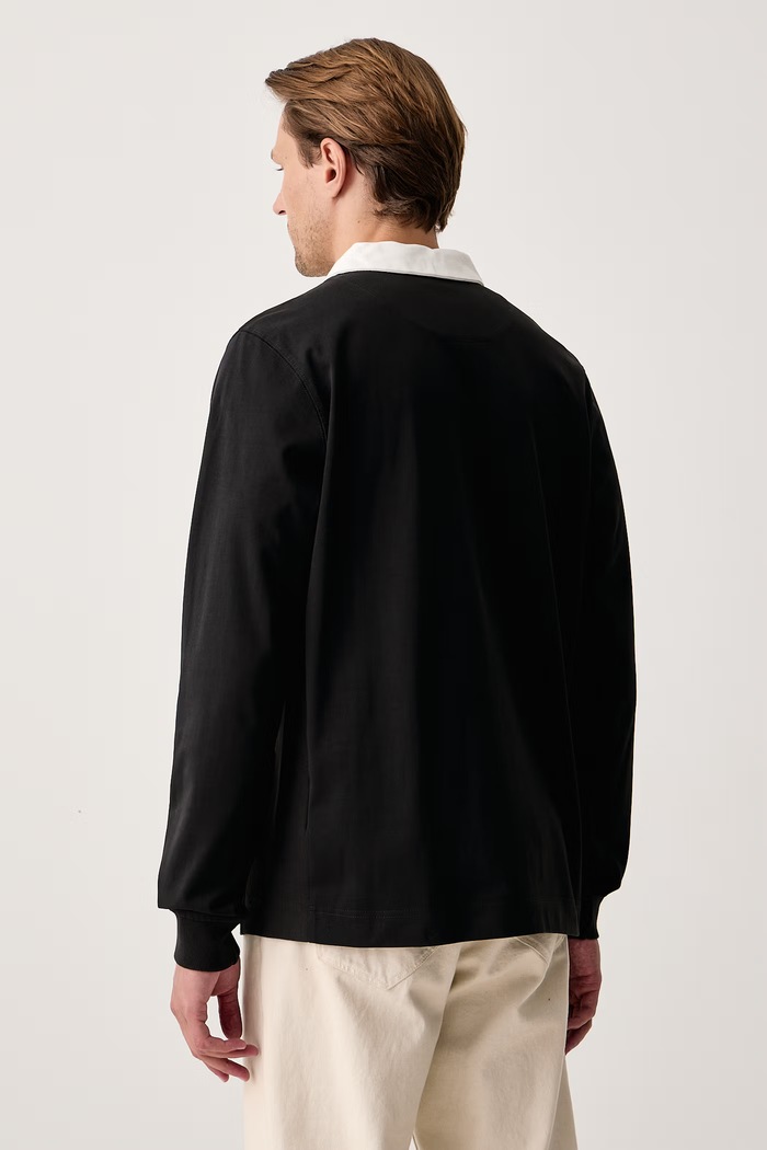 Odzież PS Paul Smith Longsleeve męski bawełniany M2R.A233E.W22642 czarny