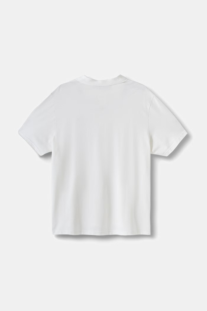 adidas Originals πόλο ανδρικό βαμβακερό Trefoil Essentials KS9800 λευκό AW26