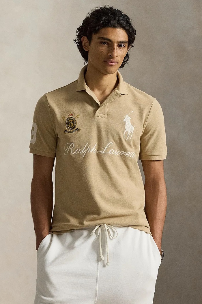 Polo Ralph Lauren πόλο ανδρικό βαμβακερό πράσινο 710B20009