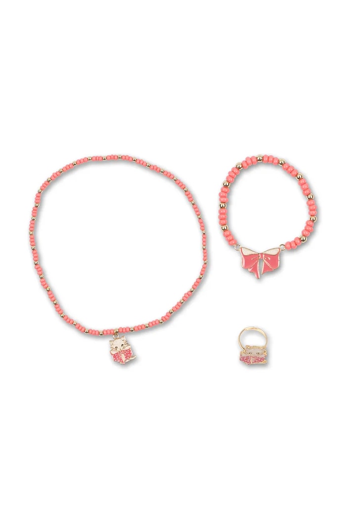 Komplet biżuterii dziecięcy ALL I WISH FOR - JEWELRY Konges Sløjd granatowy KS106366.9BY2