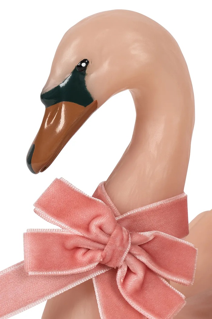 Nočná lampa detská SWAN LAMP Konges Sløjd KS106274.9BY2 ružová
