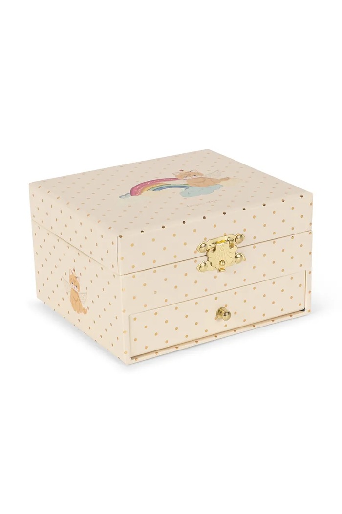 Konges Sløjd Φορητός οργανωτής παιδικός JEWELRY BOX KS106046.9BY2 μπεζ AW26