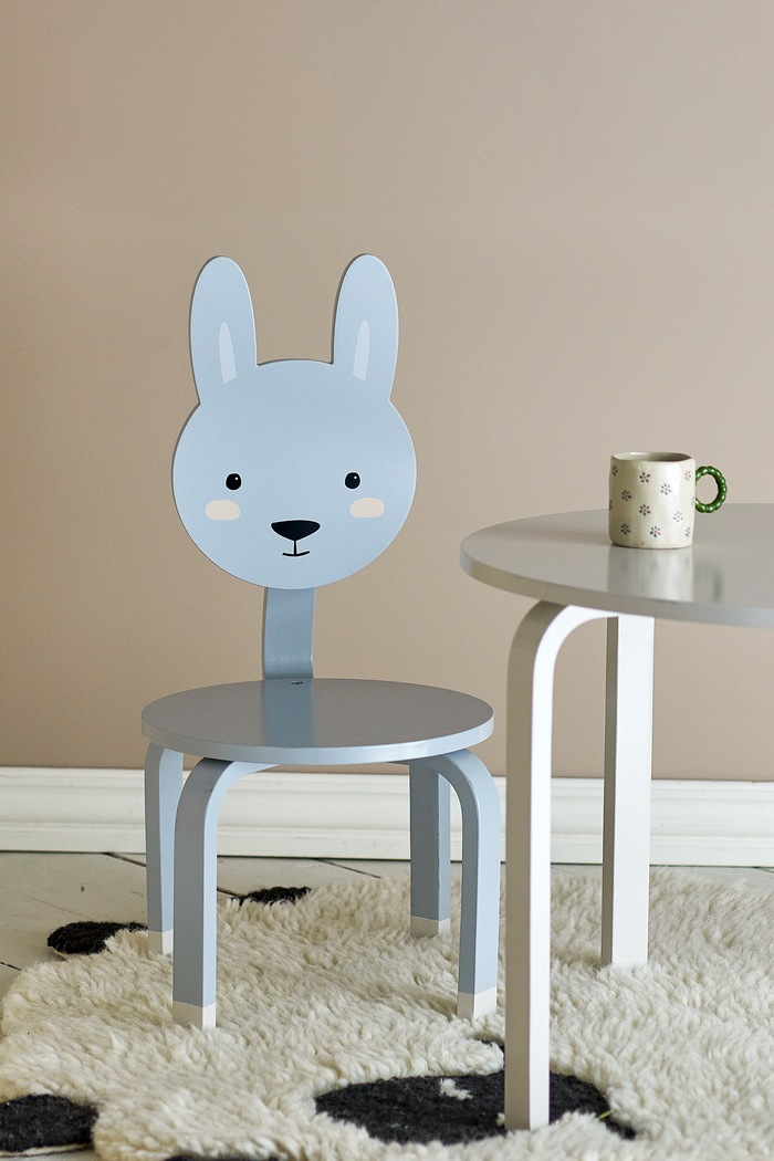 Bloomingville MINI Krzesło dziecięce Marle Chair szary 82065417