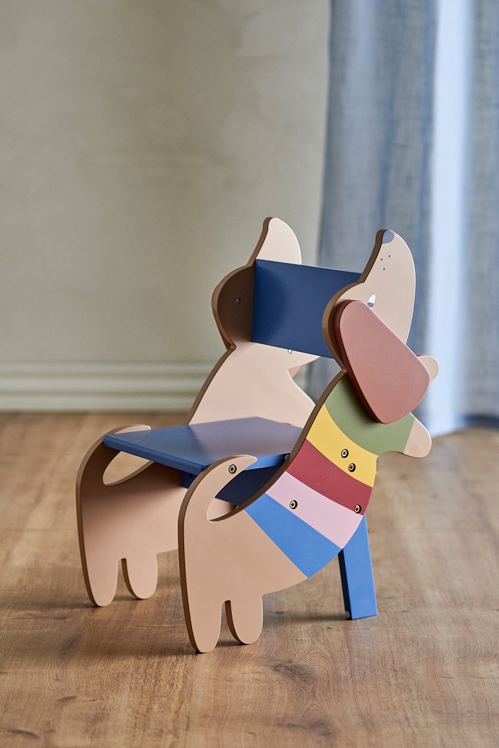 Krzesło dziecięce Charlie Chair Bloomingville MINI multicolor 82063502