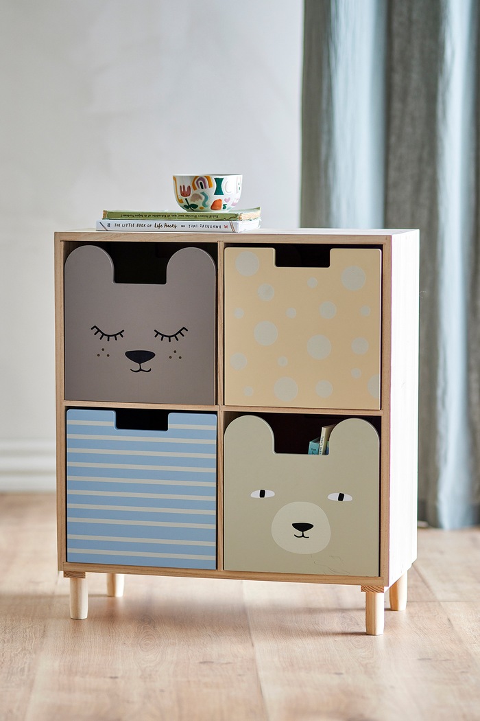 Bloomingville MINI Szafka dziecięca Calle Bookcase w/Drawers multicolor 82063169