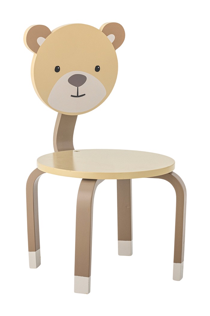 Bloomingville MINI Krzesło dziecięce Marle Chair 82065416 brązowy AW26